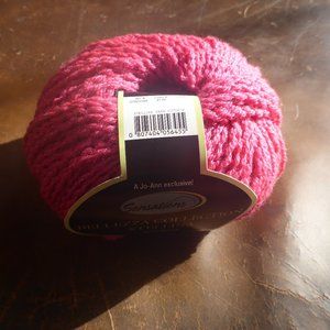 1 Ball Sensations Bellezza Collection Stellina Wool Blend Yarn Color Fuchsia